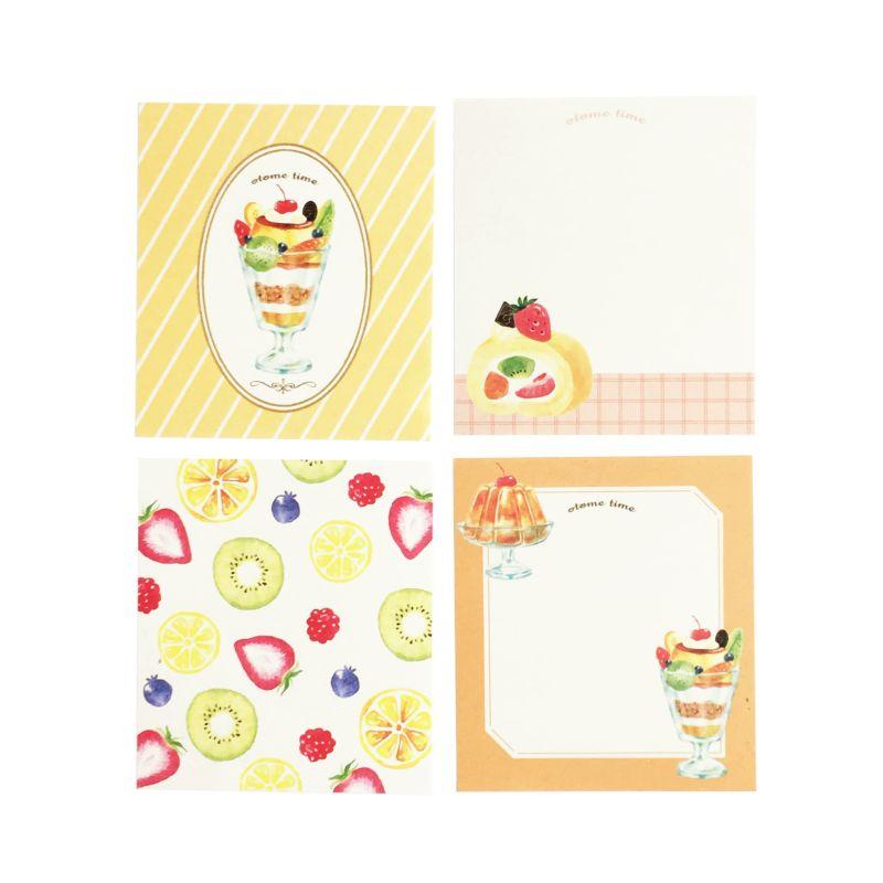 古川紙工 オトメ時間 フルーツパーラー メモパッド プリンパフェ