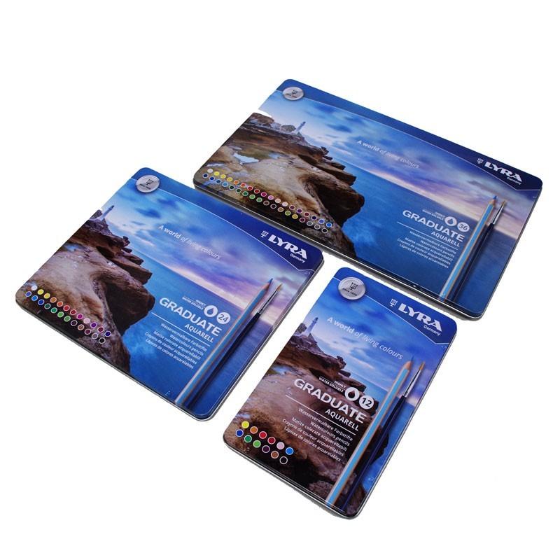 色彩は自由自在 オシャレなパッケージもgood Lyra グラジュエイトアクアレル水彩色鉛筆36色 Ly 文具の森ヤフー店 通販 Yahoo ショッピング