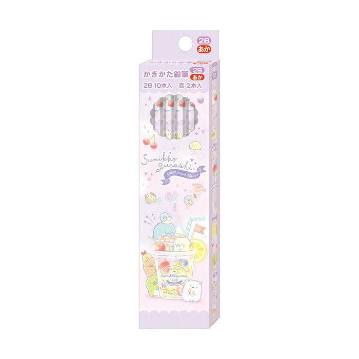サンエックス すみっコぐらし かきかた鉛筆 2b 赤 ダース ハッピースクール 21年 新入学 名入れ無料 祝い ギフト プレゼント Ph 文具の森ヤフー店 通販 Yahoo ショッピング