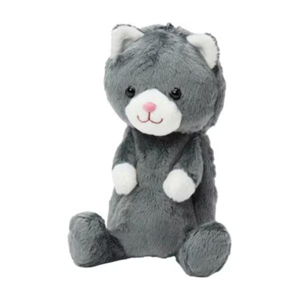サンスター文具 ぬいぐるみペンケース nuimee ヌイミー おすわりタイプ ネコ 限定 癒し かわいい 女子文具 プレゼント 小物入れ