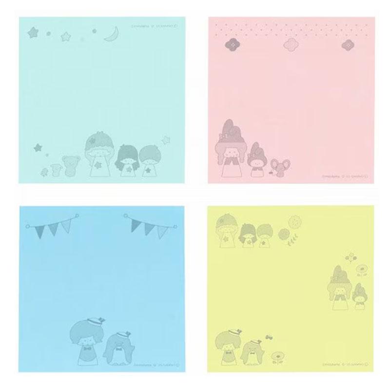 サンスター文具 付箋メモ4C mizutama×サンリオキャラクターズ グリーン