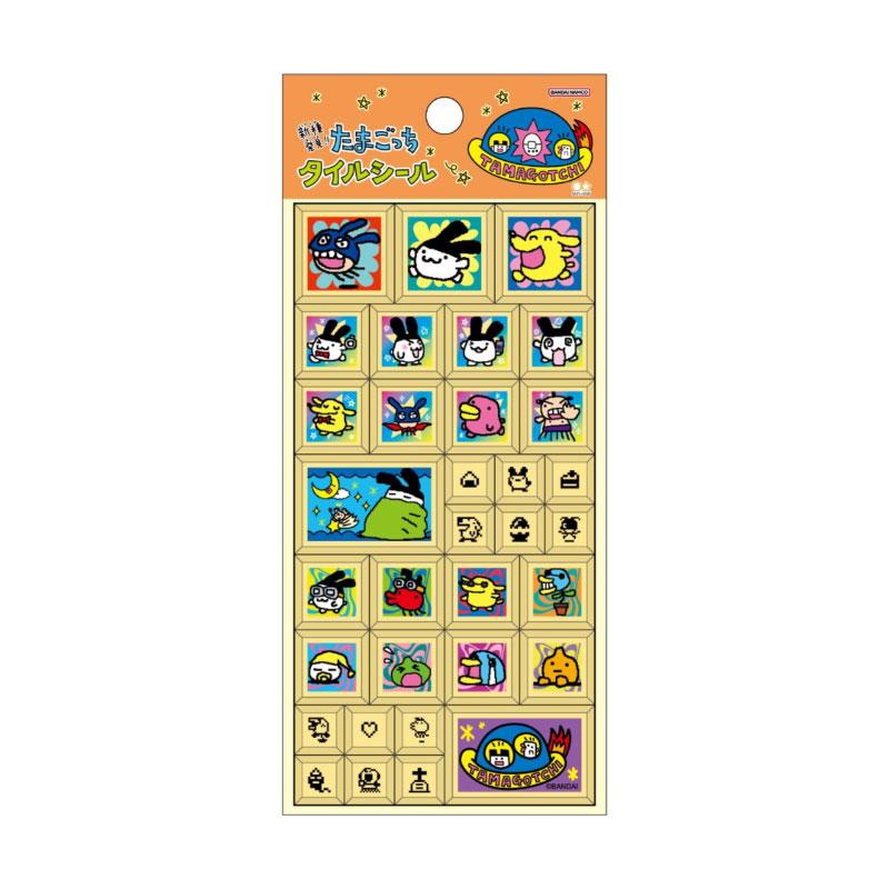 正規品）たまごっちDROPBLOCKSEAL タイルみたいなシール2種セット