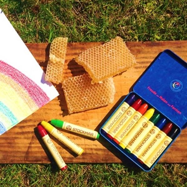 シュットクマー みつろうスティッククレヨン 16色木箱 みつろうスティッククレヨン 16色木箱｜シュトックマー【公式