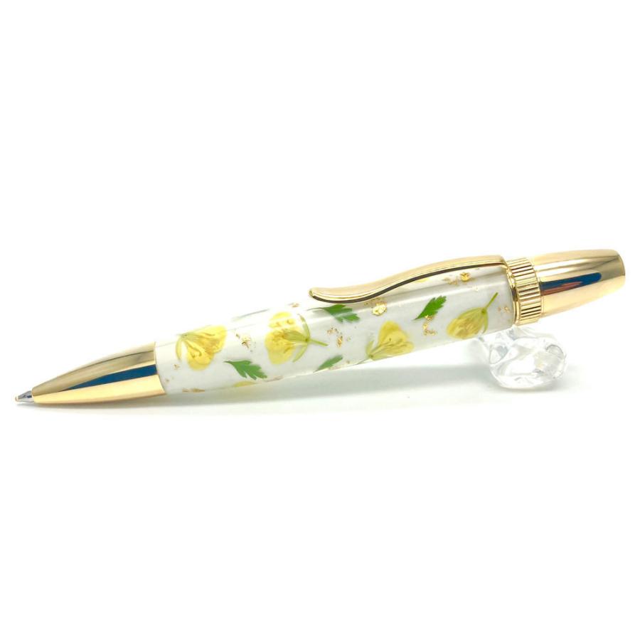 Flower Pen 菜の花 押し花を加工した花柄の軸 高級 ボールペン 手作り 日本製 母の日 プレゼント オンリーワン 装飾 Tfbye 文具の森ヤフー店 通販 Yahoo ショッピング
