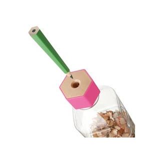 ネコポス便不可】 ユニークな鉛筆削り ペットボトルにセットして削れる