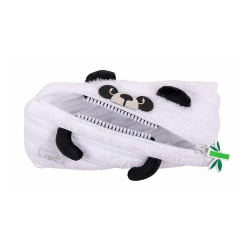ZIPIT ペンケース ZP アニマルズモンスター PANDA ホワイト