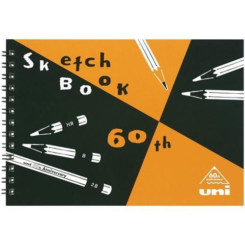 60周年記念 図案スケッチブック 60th限定デザイン スケッチブックB6 コラボレーション マルマン×uni :ZSCLB3:文具の森ヤフー店 -  通販 - Yahoo!ショッピング