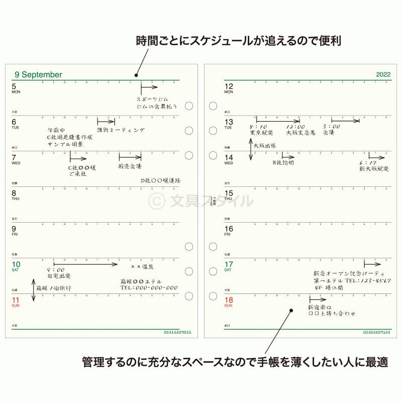 システム手帳リフィル 21年版 A5 ダ ヴィンチ 週間 3 見開き両面2週間 1月 4月始まり両対応 Dar2103 メール便限定 Daryy03 文具スタイル Yahoo 店 通販 Yahoo ショッピング