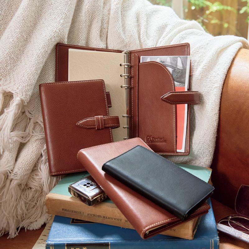 ダ・ヴィンチ システム手帳 Davinci オイルレザー ポケット ミニ6穴