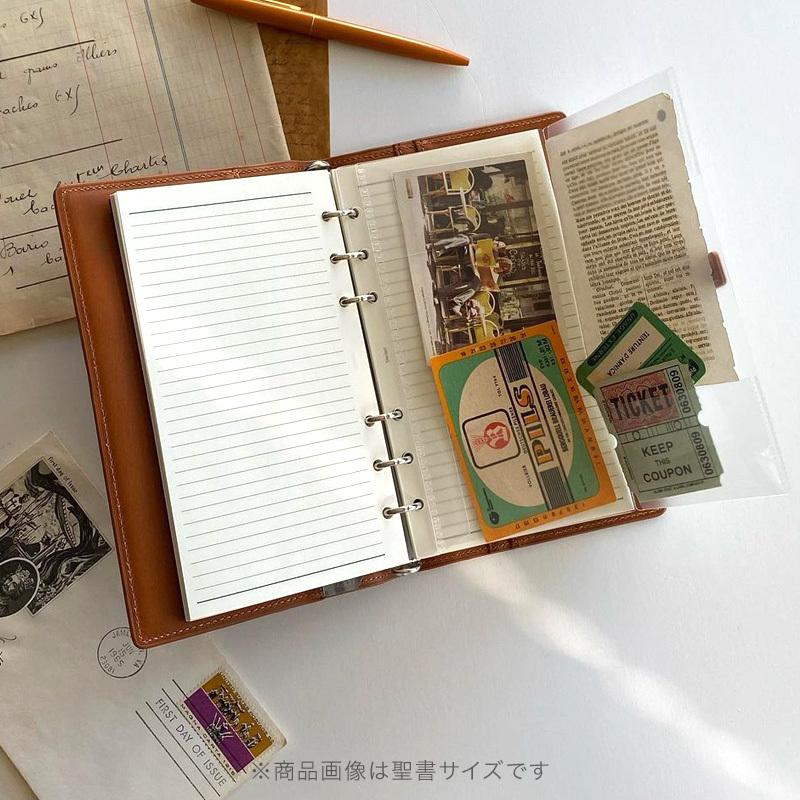 再値下げしました！システムバインダー　ダヴィンチ　中身つき ダ・ヴィンチ システム手帳リフィル バイブル 6穴 エンベロープクリア