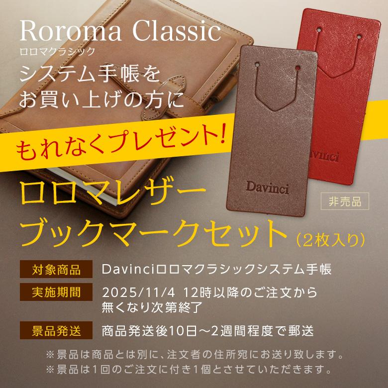 ダ・ヴィンチ 本日Point+5倍 システム手帳 Davinci ロロマクラシック