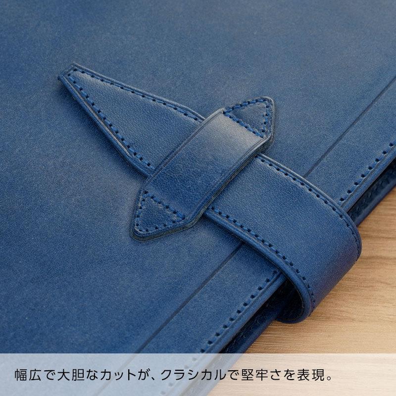 システム手帳 Davinci ロロマクラシック A5 ダ・ヴィンチ 20mm径 6穴 ブルー 名入れ1円 本革 プレゼント DSA3010Aの画像