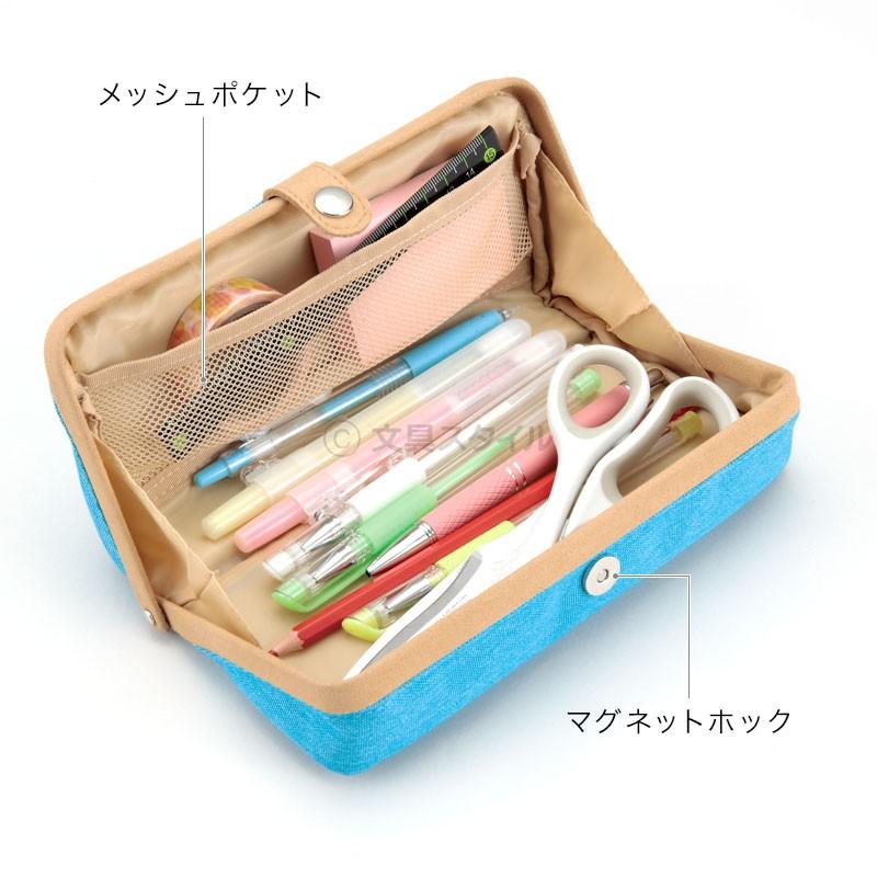 筆箱 筆入れ クラムペンケース おしゃれ 子供から大人まで ママの化粧ポーチにも Fy349 文具スタイル Yahoo 店 通販 Yahoo ショッピング