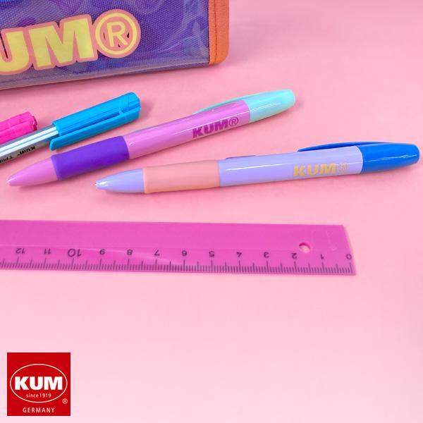 Kum クム 3色 おしゃれ女子 かわいい サイドノック式 シャープペン メール便発送 送料