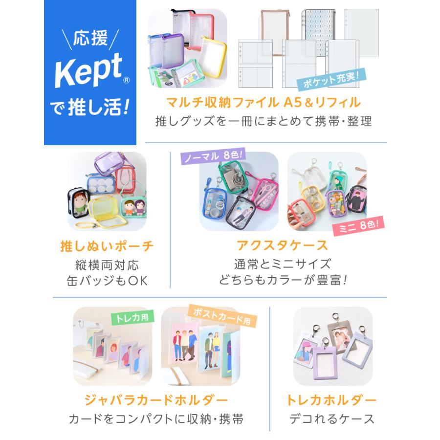 レイメイ藤井 Kept ケプト マルチ収納ファイル用ファスナーポケット A5