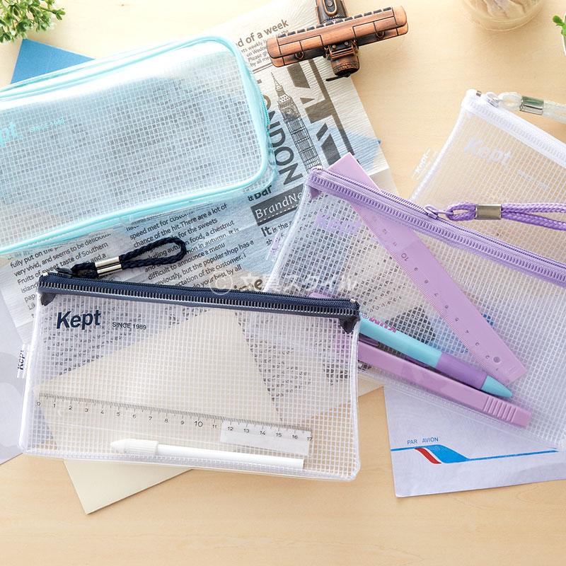 筆箱 筆入れ Kept ケプト クリアペンケース メッシュ 大容量 小学生 中学生 高校生 女子 小物入れにも 5色 メール便対象2個まで Kpf603 文具スタイル Yahoo 店 通販 Yahoo ショッピング