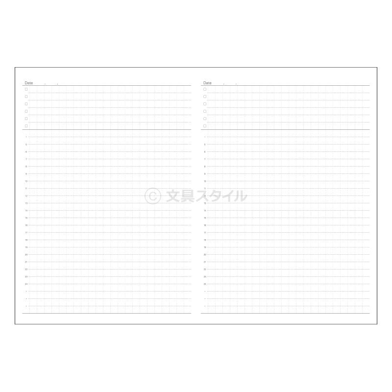 ノートリフィル デイリースケジュール B5サイズ Nt2403 メール便対象 Nt2403 文具スタイル Yahoo 店 通販 Yahoo ショッピング