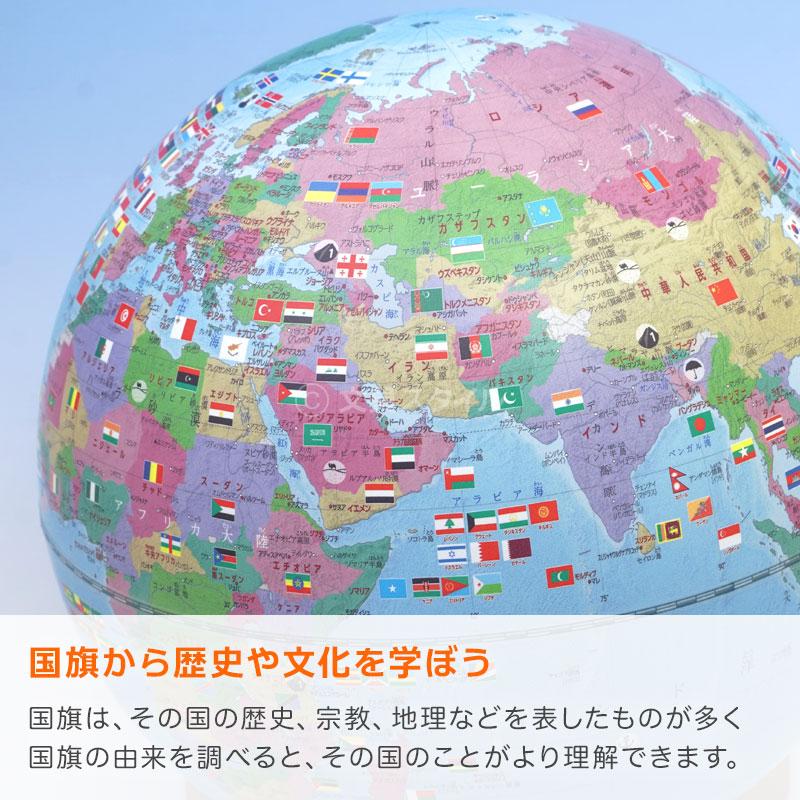 レイメイ藤井 地球儀 子供 プレゼント しゃべる国旗付き地球儀＆カルタ