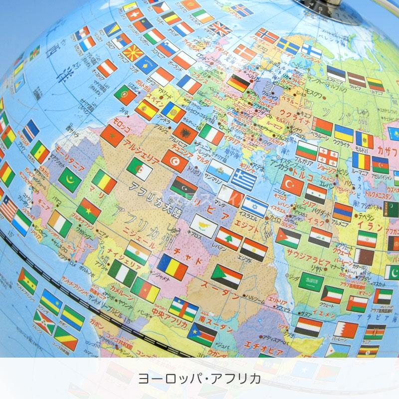 レイメイ藤井 地球儀 子供 プレゼント 国旗・よみがな付き地球儀・行政