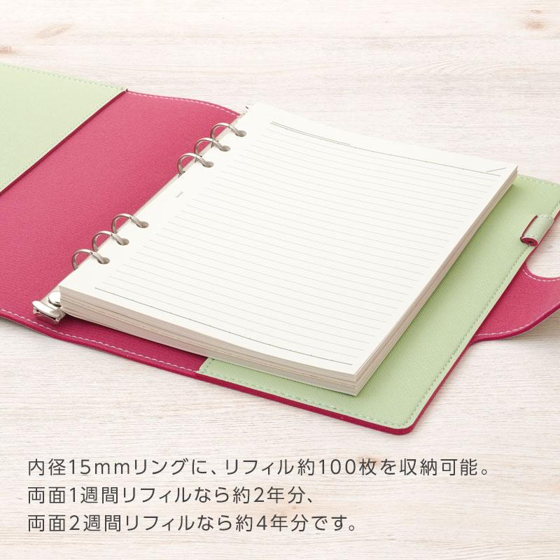 レイメイ藤井 システム手帳 カジュアルリフィルファイル A5 合皮