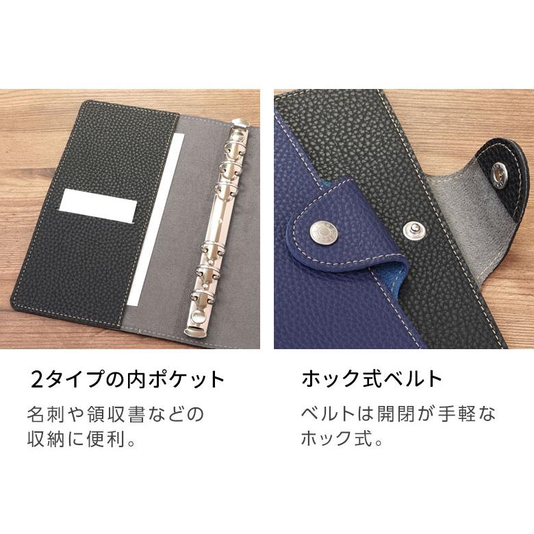 レイメイ藤井 システム手帳 ソフトファイル バイブルサイズ B6相当 合