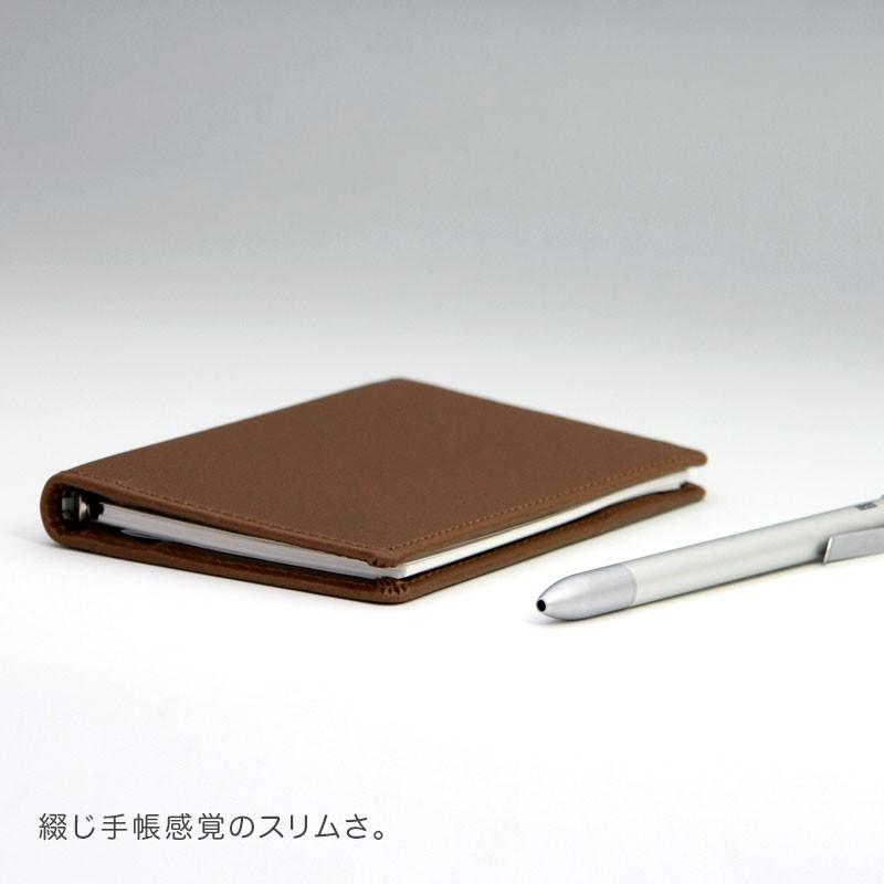 ＼本日Point5%／システム手帳 2024年 Keyword ポケット ミニ6穴 キーワードスマートダイアリー リング径8mm 2024年リフィル付 2色｜bungu-style｜11