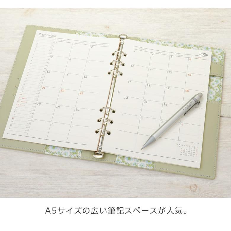 レイメイ藤井 システム手帳 2026年 Keyword A5 キーワード 女性 ホック