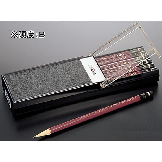 三菱鉛筆 【保証書付】 格安新品 ハイユニ B 12本入 HUB