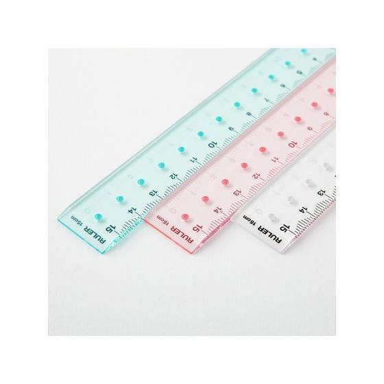 サイン入り定規 Vasagey Oita 約15cm ミドリ(デザインフィル) 定規15cm 透明A 42293006 : BUNGU便 - 通販