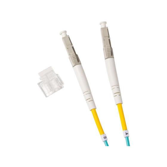 【お取り寄せ】サンワサプライ メガネ型光ファイバケーブル 2m HKB-OM4LCLC-02_5