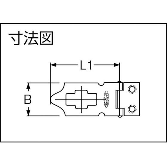 【お取り寄せ】STRONG 塗りストロング掛金75mm NK-A-SP-GR-75｜bungubin｜04