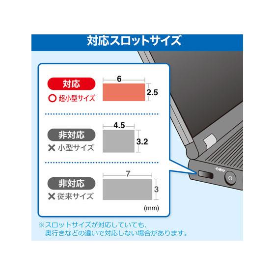 【お取り寄せ】サンワサプライ eセキュリティ NanoSaverスロット対応取付け部品｜bungubin｜04