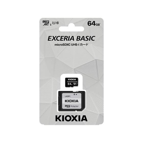キオクシア microSDメモリカード EXCERIABASIC64GB KCA-MC064GS