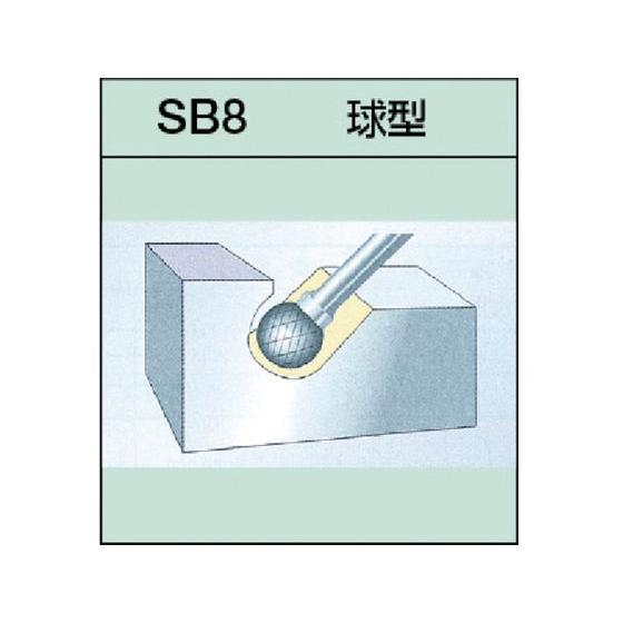 お取り寄せ】スーパー スーパー超硬バー 重切削用 ロー付タイプ 球型