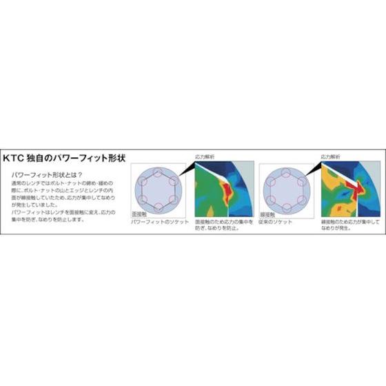 【お取り寄せ】KTC 9.5sq.セミディープソケット(六角)13mm B3M-13｜bungubin｜02