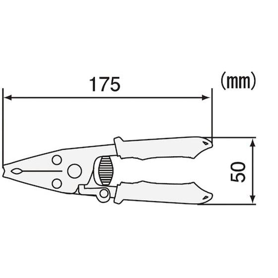 【お取り寄せ】エンジニア ワイヤーストリッパー 細線用 175mm PA-06｜bungubin｜05