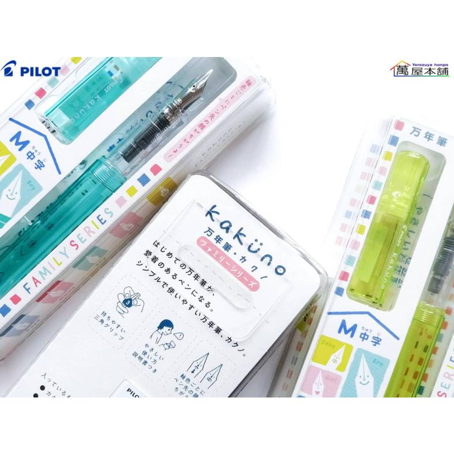 PILOT（パイロット） 新登場 万年筆 カクノ ファミリーシリーズ M 中字