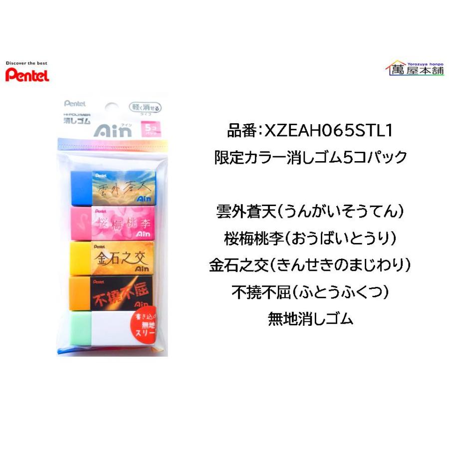 ぺんてる 限定 ぺんてる アイン限定消しゴム5コパック 四字熟語 ぺんてる 限定 ぺんてる アイン限定消しゴム5コパック 四字熟語