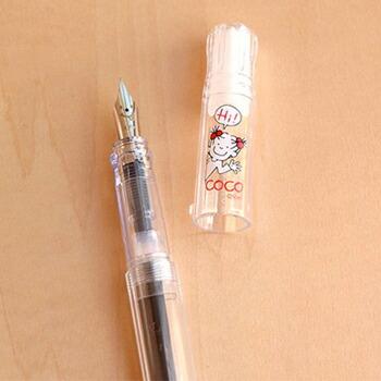 グリーティングライフ COCO ココちゃん カクノ万年筆 RYZ-957 : 文具