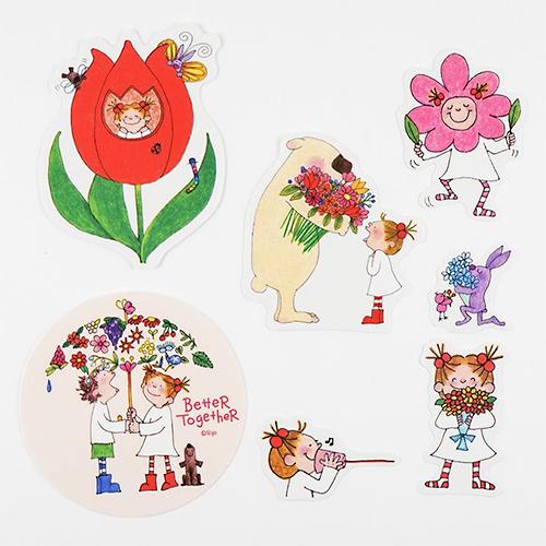 キャラクター coco グリーティングライフ COCOココちゃん ステッカーパック シール RYCK