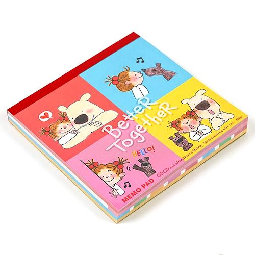 グリーティングライフ COCOココちゃん スクエアメモ ココちゃん RYN