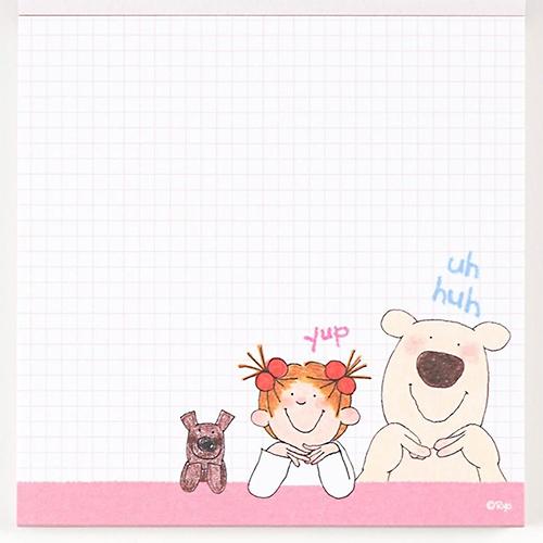 グリーティングライフ COCOココちゃん スクエアメモ ココちゃん RYN