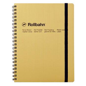 デルフォニックス ロルバーン ポケット付メモ A5 メタリック ゴールド