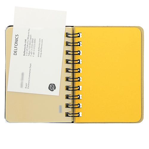 デルフォニックス Rollbahnロルバーン ポケット付メモ メタリック ミニ