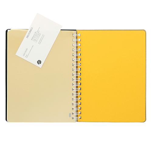 デルフォニックス Rollbahnロルバーン ポケット付メモ メタリック L