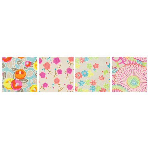 尚雅堂 システム手帳用 友禅インデックス M6サイズ ミニ6 neon ネオン