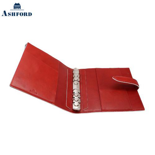 アシュフォード イシュー HB×WA5 19mm ベルト レッド システム手帳