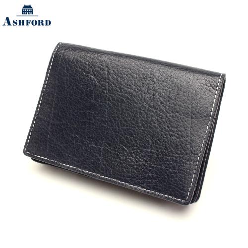 アシュフォード ディープ 名刺入れ ネイビー Ashford 8583-077 : 文具