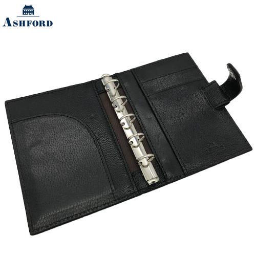 アシュフォード システム手帳 ヘリテイジ MICRO5 マイクロ5 13mm スタンダード ブラック ASHFORD 2114-011_1
