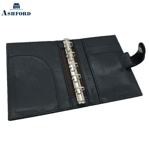 アシュフォード ヘリテイジ MICRO5 13mm スタンダード ネイビー システム手帳 Ashford 2114-077_1